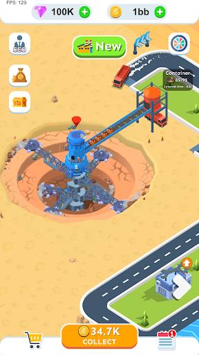 Spiral Excavator Empire Mod Apk 0.0.6 Unlimited Money and Gems  0.0.6 screenshot 1