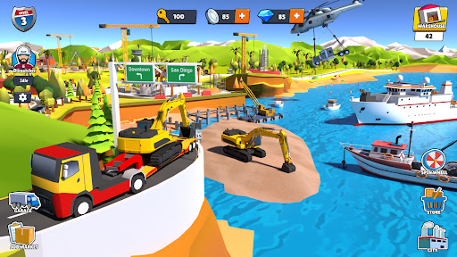 Truckrise Nation USA Tycoon Mod Apk Unlimited Money and Gems  2023.0.87 screenshot 3