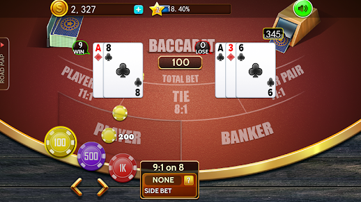 Baccarat casino offline card Apk Download for Android  1.0.1 screenshot 3