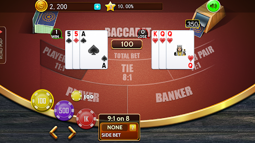 Baccarat casino offline card Apk Download for Android  1.0.1 screenshot 4
