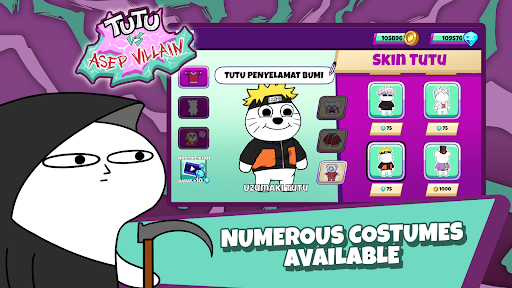 Tutu VS Asep Villain mod apk unlimited money and gems  1.0.4 screenshot 2