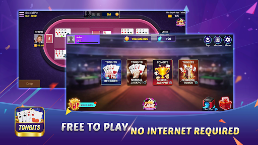 Tongits Offline Card Games mod apk unlimited money  1.0.8 screenshot 4