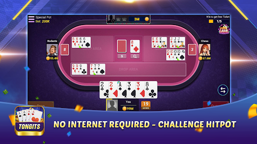 Tongits Offline Card Games mod apk unlimited money  1.0.8 screenshot 1