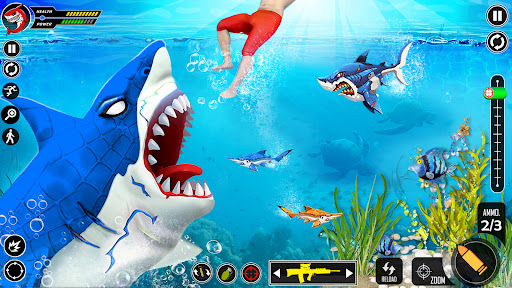 Shark Attack FPS Sniper Game mod apk no ads  1.0.45 screenshot 2