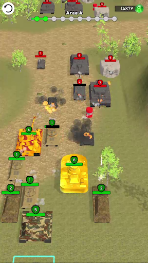 Battle Tank Combine mod apk 1.2.22 unlimited money and gems  1.2.22 screenshot 1