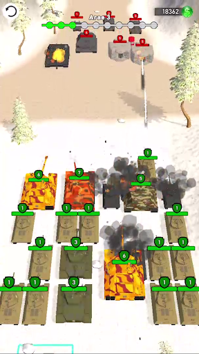 Battle Tank Combine mod apk 1.2.22 unlimited money and gems  1.2.22 screenshot 2