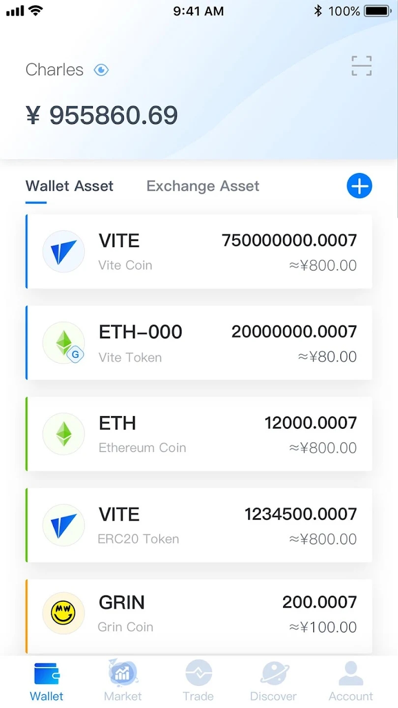 ViteX exchange app Download official version  1.0 screenshot 4