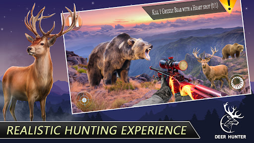 Wild Animal Deer Hunting Games mod apk unlimited money  6.60 screenshot 3