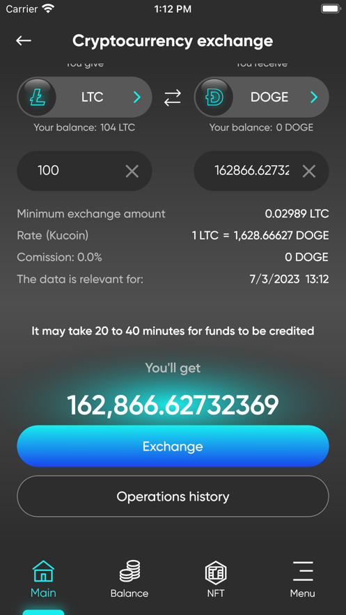 GAMEE crypto wallet app download  1.0.0 screenshot 2