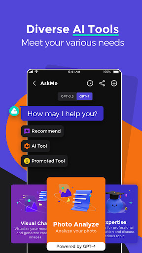 AskMe AI Chat Bot Assistant mod apk premium unlocked  1.0.9 screenshot 1