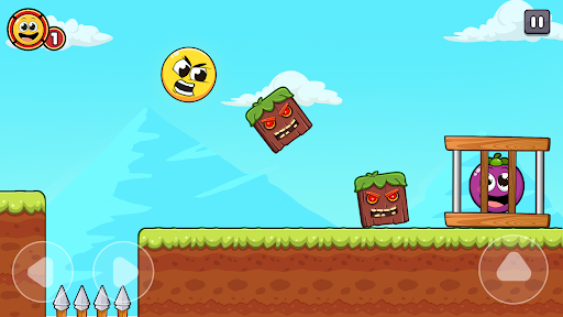 Red Jumping Roller Bounce Ball mod apk download  2.4 screenshot 2