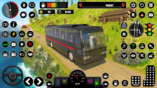 Offroad Bus Simulator Bus Game mod apk unlocked everything  3.42 screenshot 1