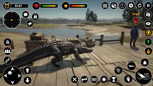 Animal Crocodile Attack Sim mod apk unlimited everything  4.16 screenshot 4