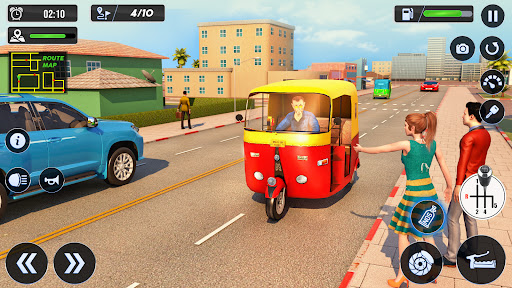 Tuk Tuk Auto Driving Games 3D mod apk unlimited everything  1.29 screenshot 3