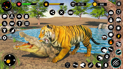 Tiger Simulator Tiger Games mod apk unlimited money  6.18 screenshot 2
