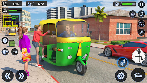 Tuk Tuk Auto Driving Games 3D mod apk unlimited everything  1.29 screenshot 2