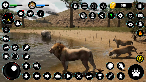 Lion Games Animal Simulator 3D mod apk unlimited money  4.4 screenshot 3
