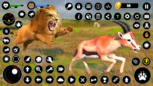Lion Games Animal Simulator 3D mod apk unlimited money  4.4 screenshot 4