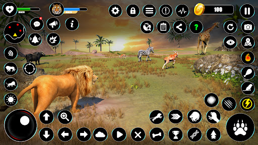 Lion Games Animal Simulator 3D mod apk unlimited money  4.4 screenshot 5
