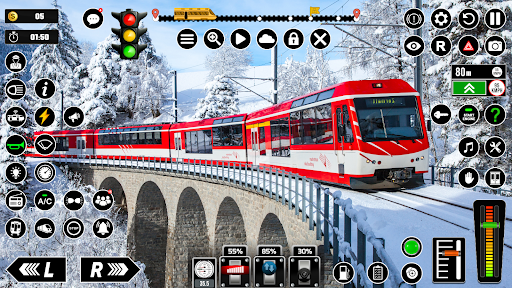 Railway Train Simulator Games mod apk unlimited money  1.30 screenshot 3