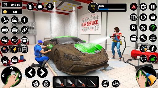 Car Wash Games & Car Games 3D mod apk unlimited money  3.11 screenshot 2