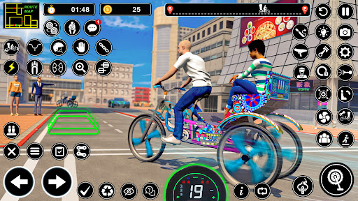 BMX Cycle Games 3D Cycle Race mod apk unlimited money  1.17 screenshot 2