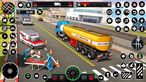 Flying Truck Simulator Games mod apk unlimited money  1.19 screenshot 5
