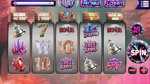Slots Crystal Caverns Apk Download Latest Version  1.3 screenshot 1