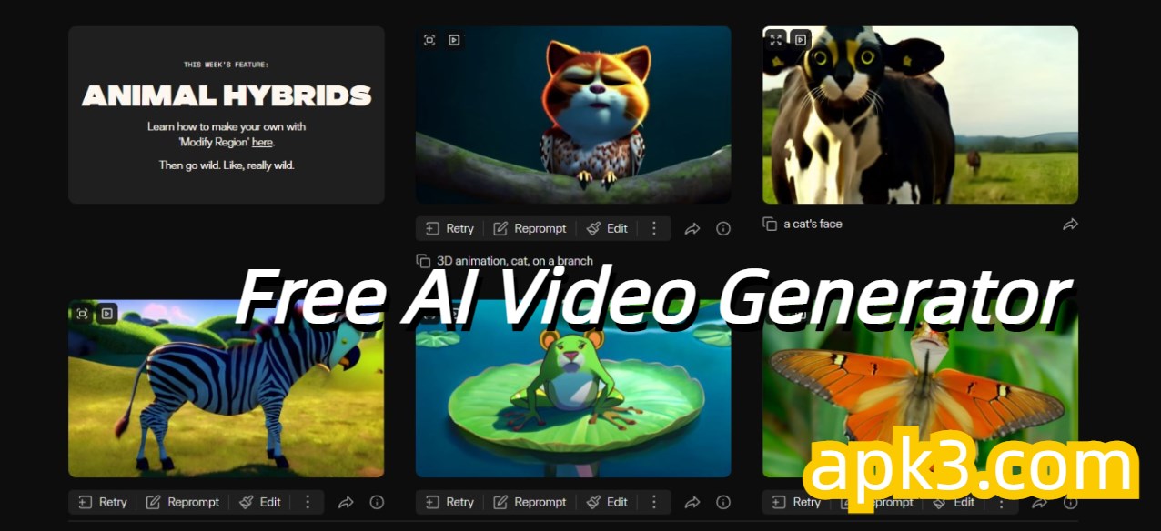 Free AI Video Generator Apps Collection