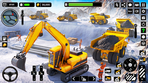 Snow Offroad Construction Game mod apk unlimited money  1.65 screenshot 3