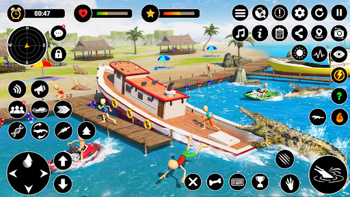 Crocodile Games Animal Games mod apk unlimited money  3.6 screenshot 4