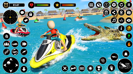 Crocodile Games Animal Games mod apk unlimited money  3.6 screenshot 1