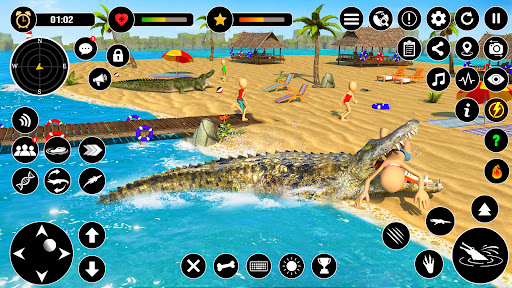 Crocodile Games Animal Games mod apk unlimited money  3.6 screenshot 3