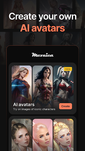 Mosaica AI avatars and filters mod apk premium unlockedͼƬ1