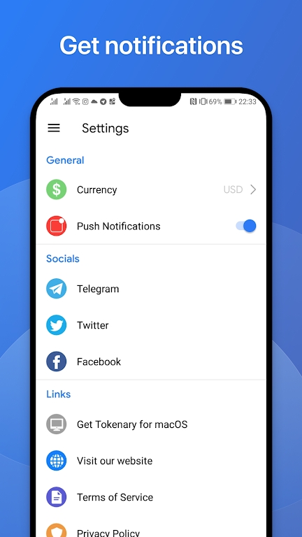 Tokenary wallet app Download latest version  0.2 screenshot 1