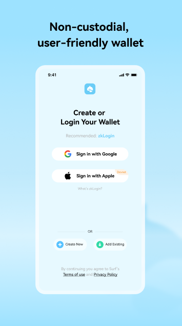Surf Wallet App Download for Android  0.3.2 screenshot 3