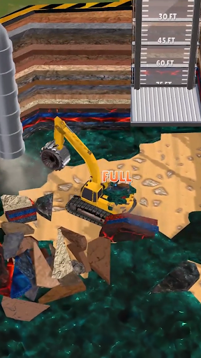 Mining Rush Dig Deep Dozer mod apk unlimited money and gems  0.12 screenshot 3