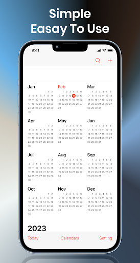 Calendar iOS17 mod apk latest version download  5.0.7 screenshot 2