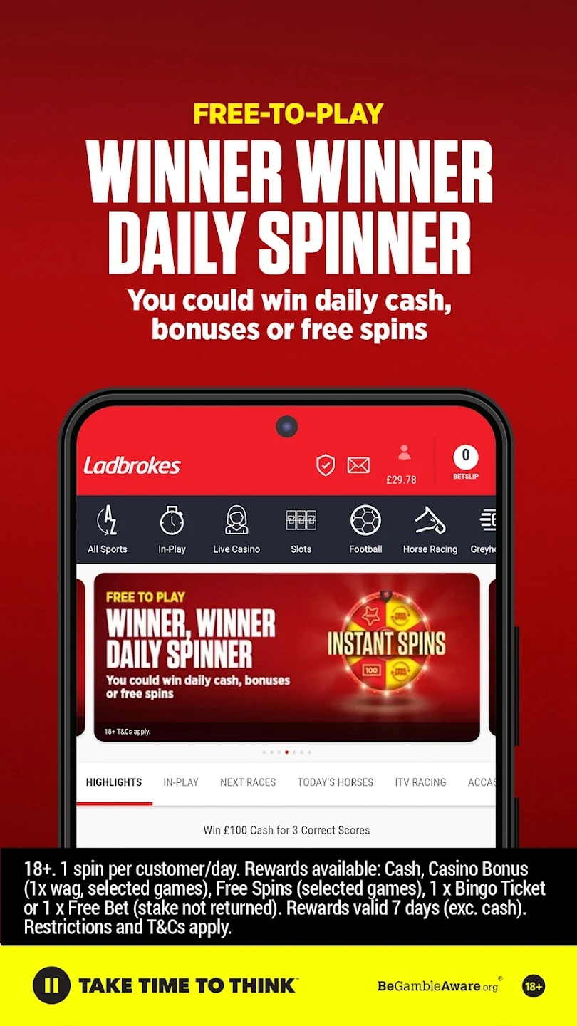 Ladbrokes Sports Betting App download for android  v7.0.1 screenshot 1