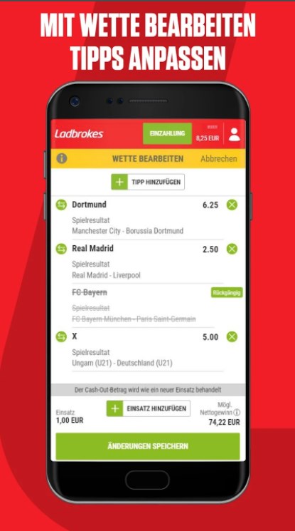 Ladbrokes Sportwetten App apk download latest version  v22.11.04 screenshot 5