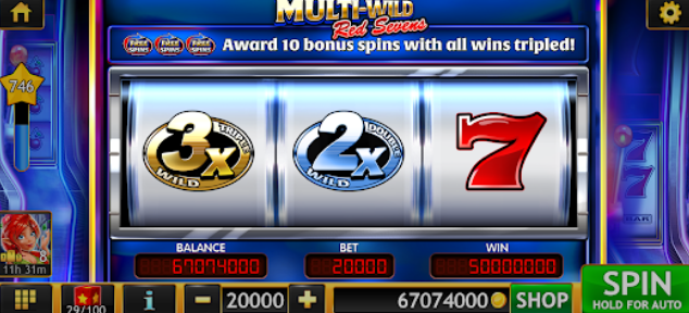 Wild Triple 777 Slots Casino Mod Apk Free Coins Latest Version  3.8.3 screenshot 1