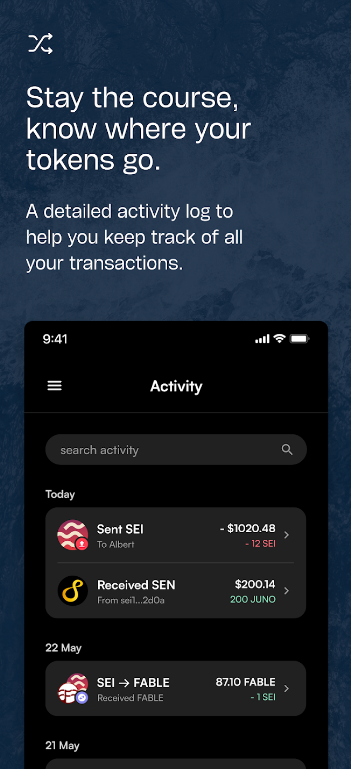 Compass Wallet for Sei App Download for Android  0.22.3 screenshot 3
