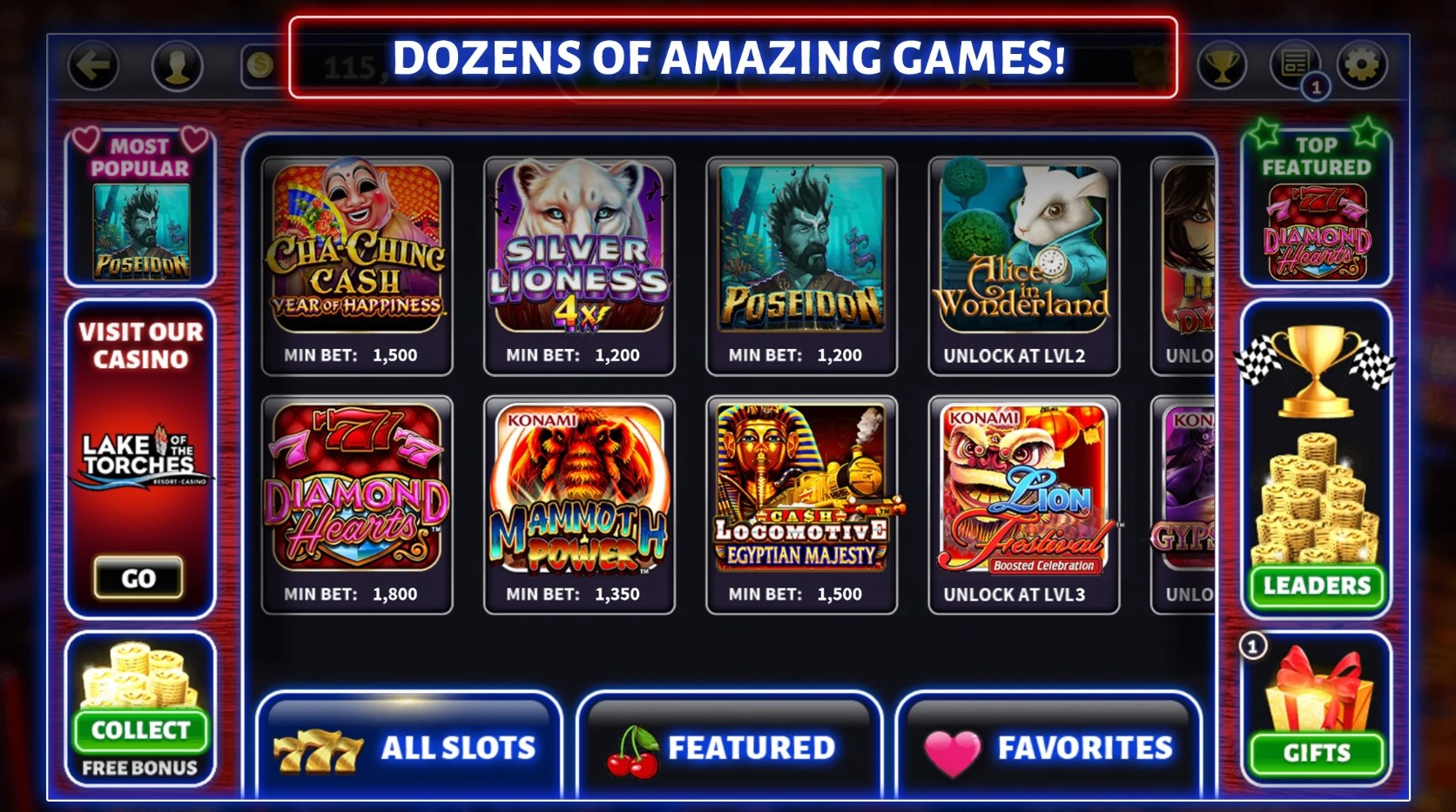 Lake of The Torches Slots 777 free coins mod apk download  2.12.0 screenshot 4