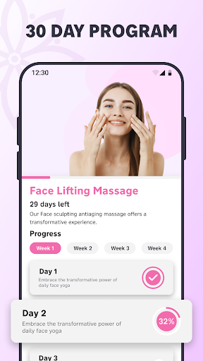 Face Yoga Exercise & Skin Care mod apk unlocked everything  1.1.6 screenshot 2