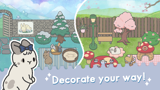 Bunny Haven Cute Cafe Mod Apk Unlimited Everything  1.003 screenshot 1