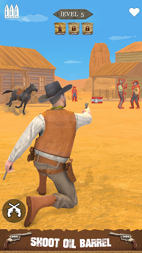 Wild West Sniper Cowboy Game Mod Apk Unlimited Money  1.3.6 screenshot 4