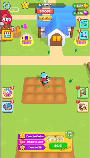 Crazy Farm Farming Building Mod Apk Unlimited Money and Gems  1.0 screenshot 1