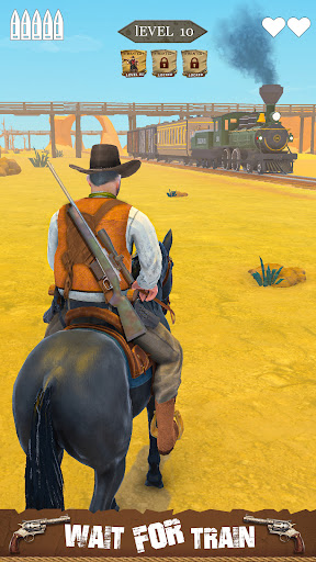 Wild West Sniper Cowboy Game Mod Apk Unlimited Money  1.3.6 screenshot 1