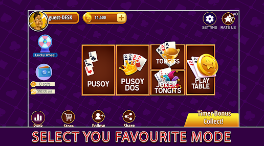Tongits Cards Online Earn BTC Apk Download for Android  1.1 screenshot 2