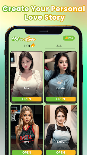 MeetLove Your AI Girlfriend mod apk premium unlocked  1.0.1 screenshot 3